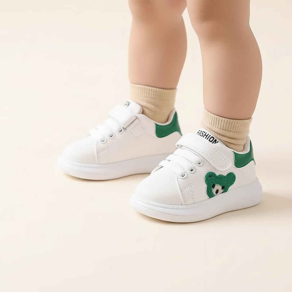 Easy-wear Panda Sneakers Ages 1-7