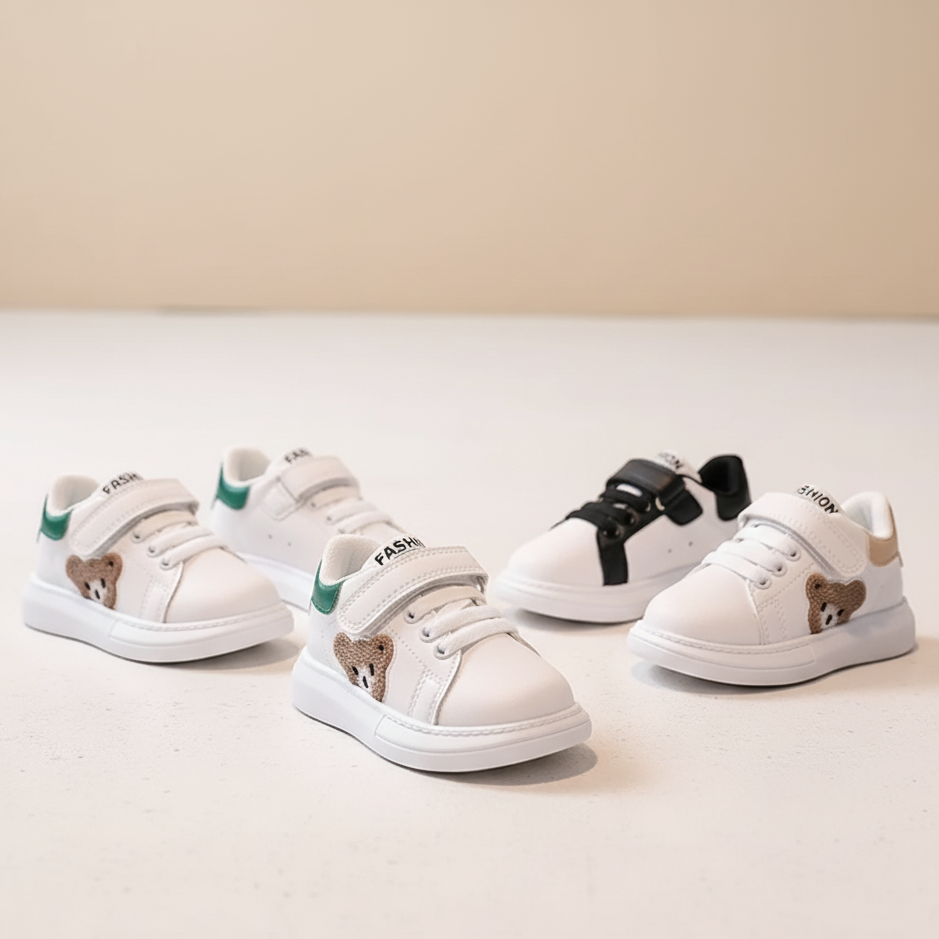 Easy-wear Panda Sneakers Ages 1-7