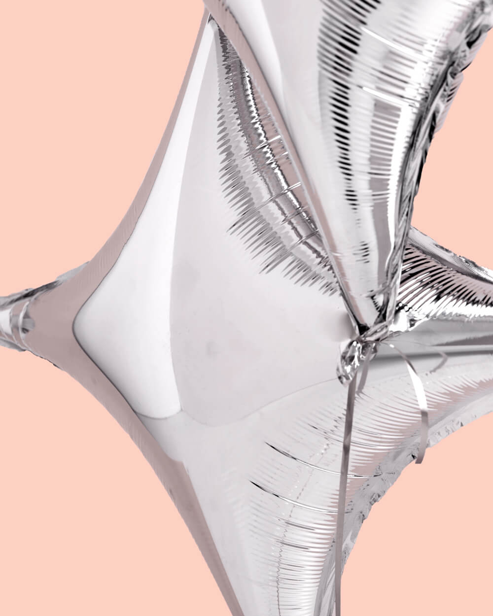 Sparkle Balloon - 6 Pc Silver Foil Set