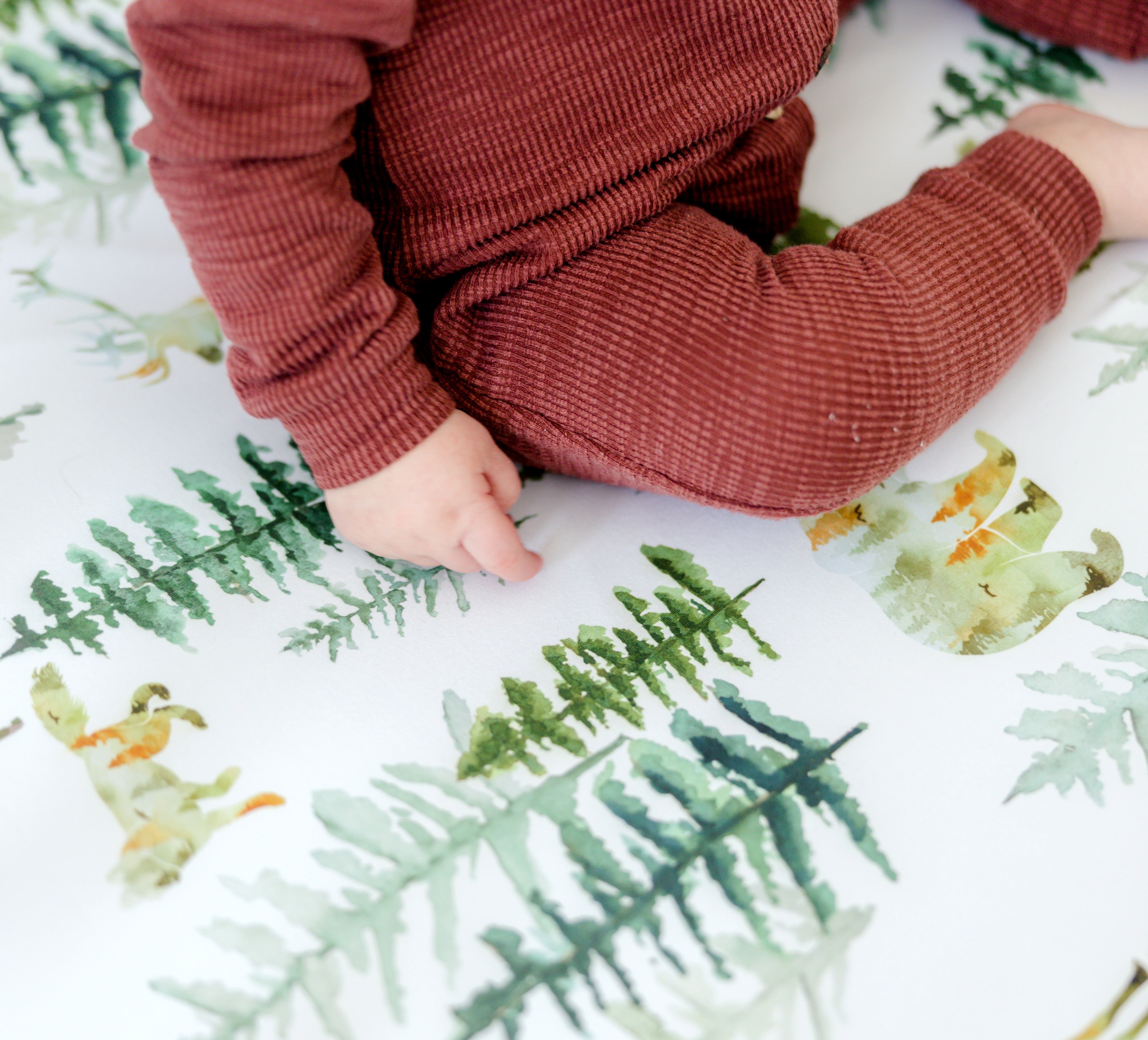 In The Woods Fitted Crib Sheet