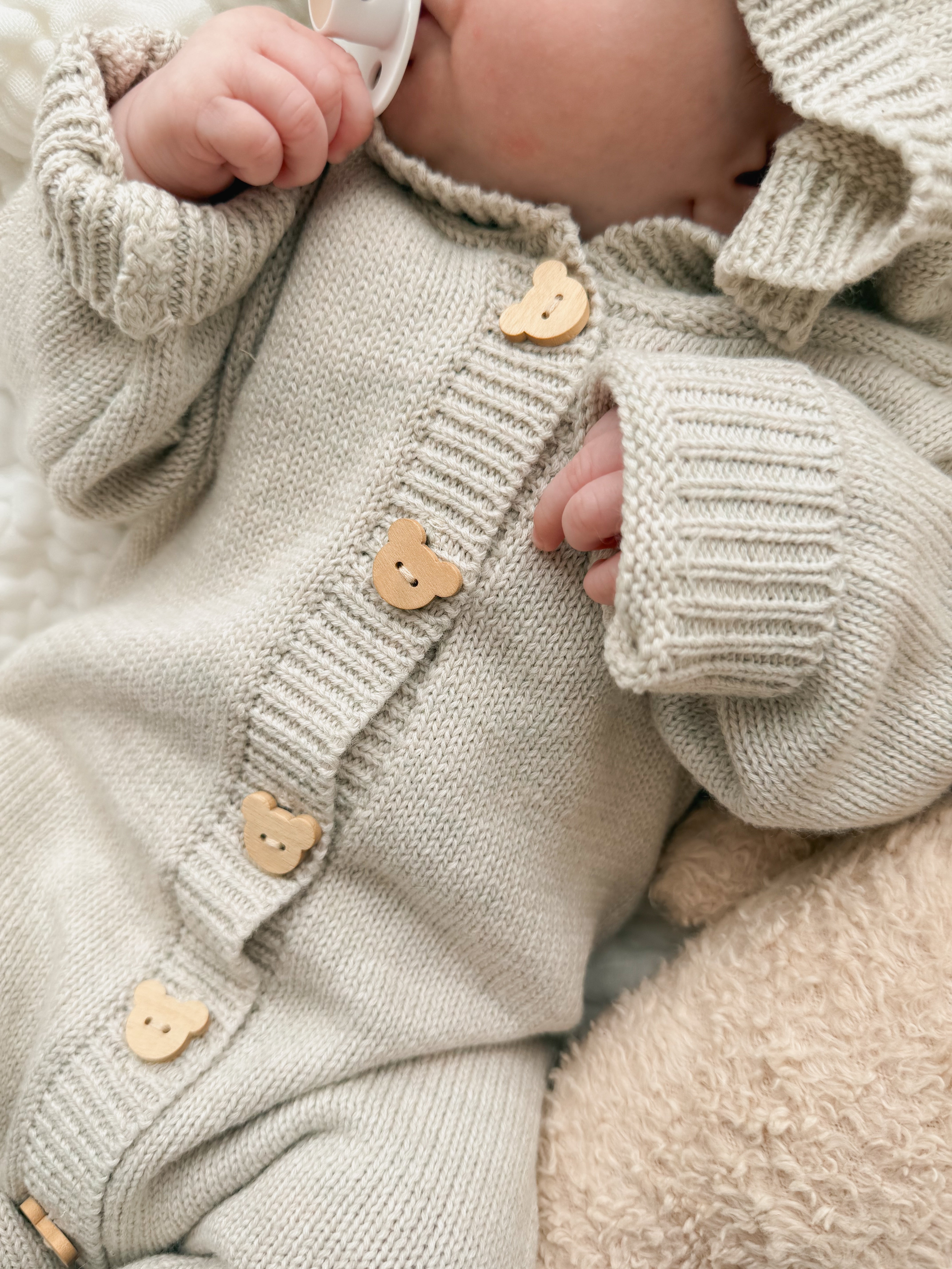 Bear Cub Jumpsuit - Natural