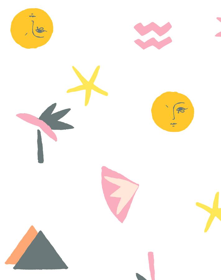 'egyptian Icons' Wallpaper By Tea Collection - Bubblegum