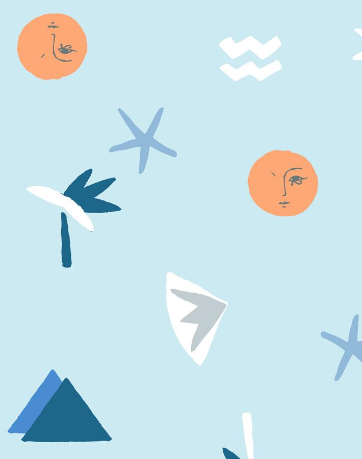 'egyptian Icons' Wallpaper By Tea Collection - Sky