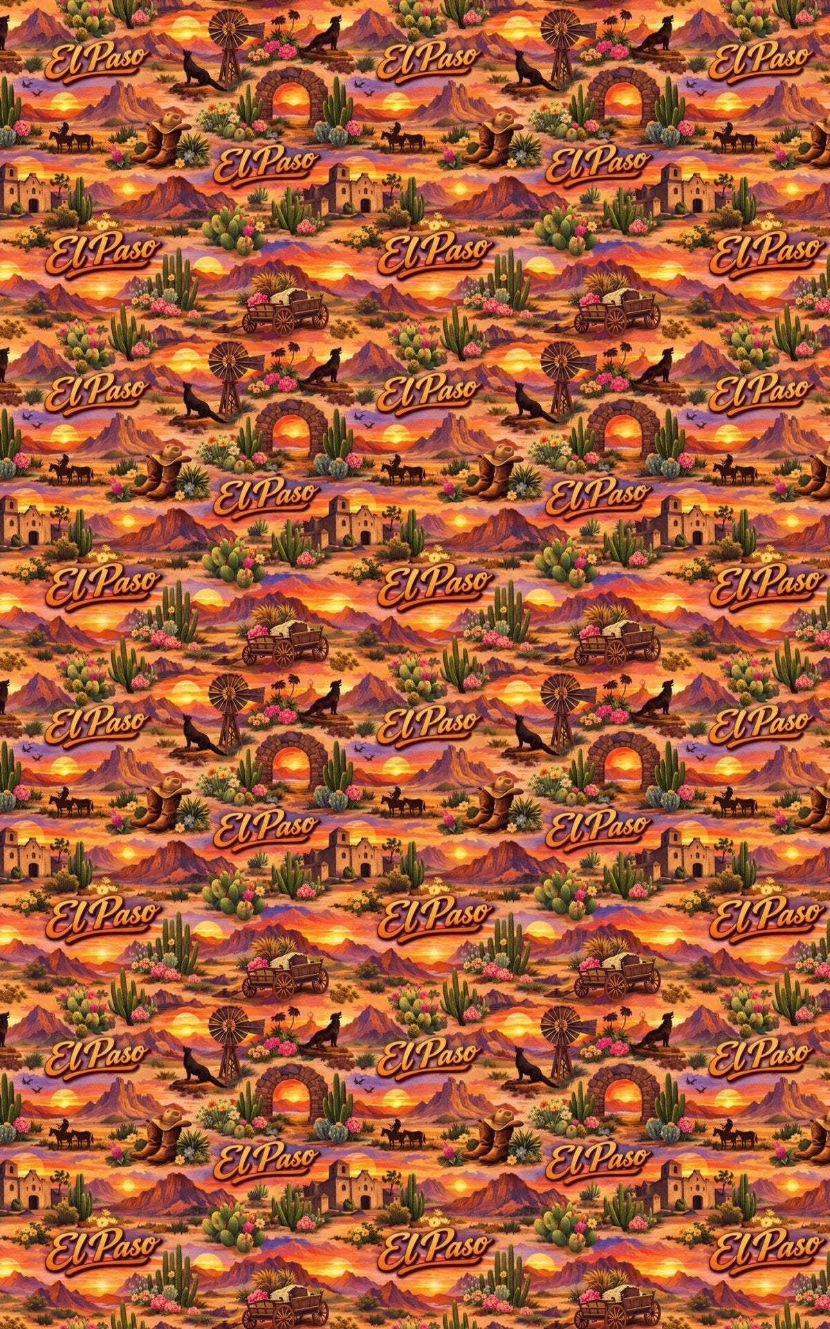 El Paso Border Classics Wrapping Paper