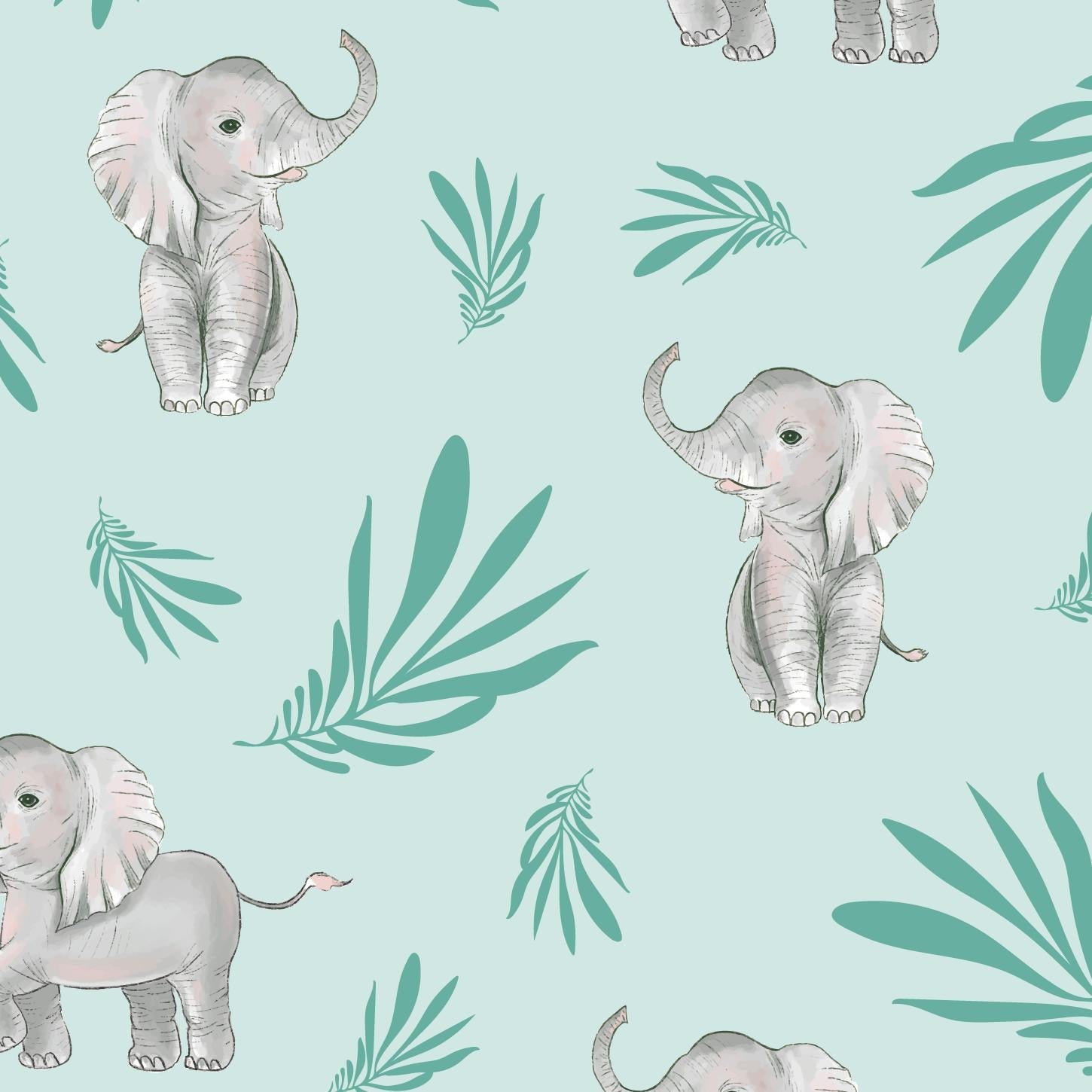 Elephantastic Zipper One Piece Pajama