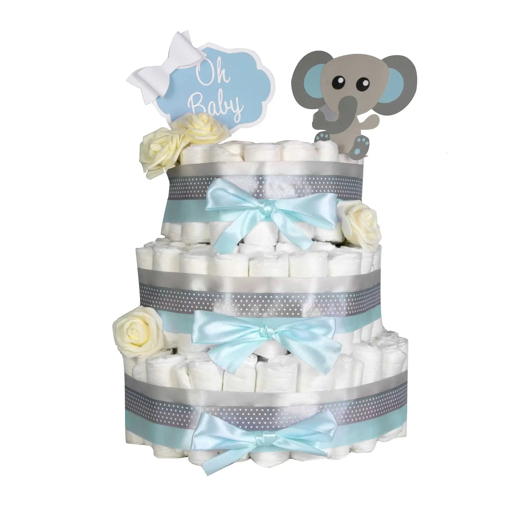 Elephant Diaper Cake Premium Kit