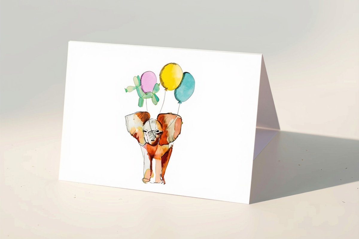 Elephant Enclosure Card