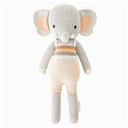 Elephant Plush - Handmade Organic Cotton Stuffed Animal