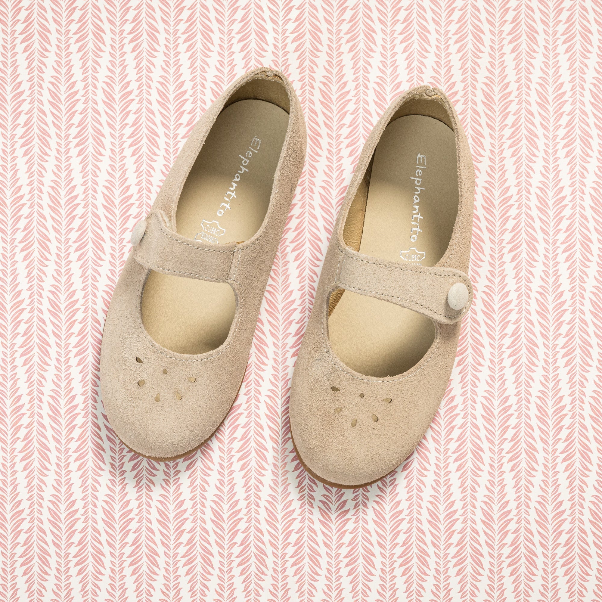 Andi Mary Jane Suede Beige