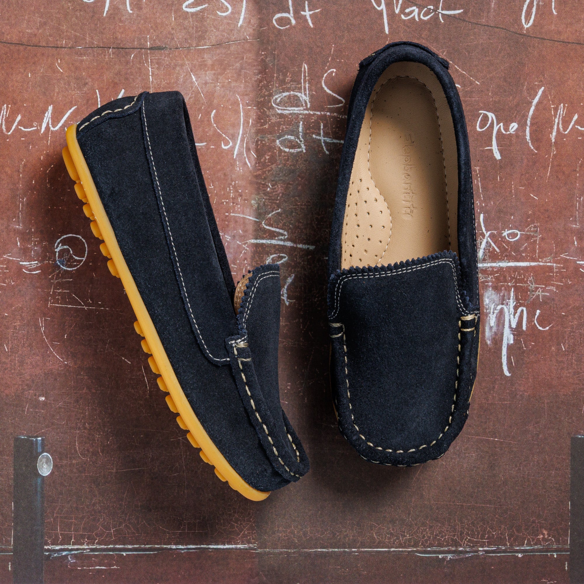 Antton Driver Moc Suede Blue