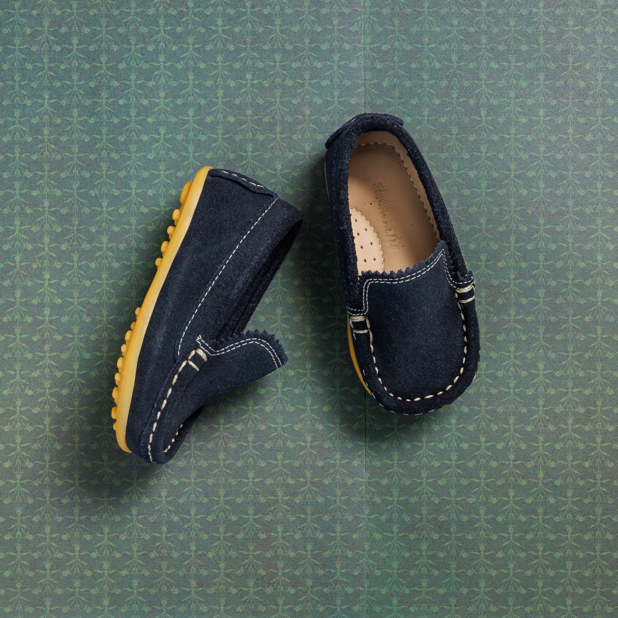Antton Driver Moc Toddlers Suede Blue
