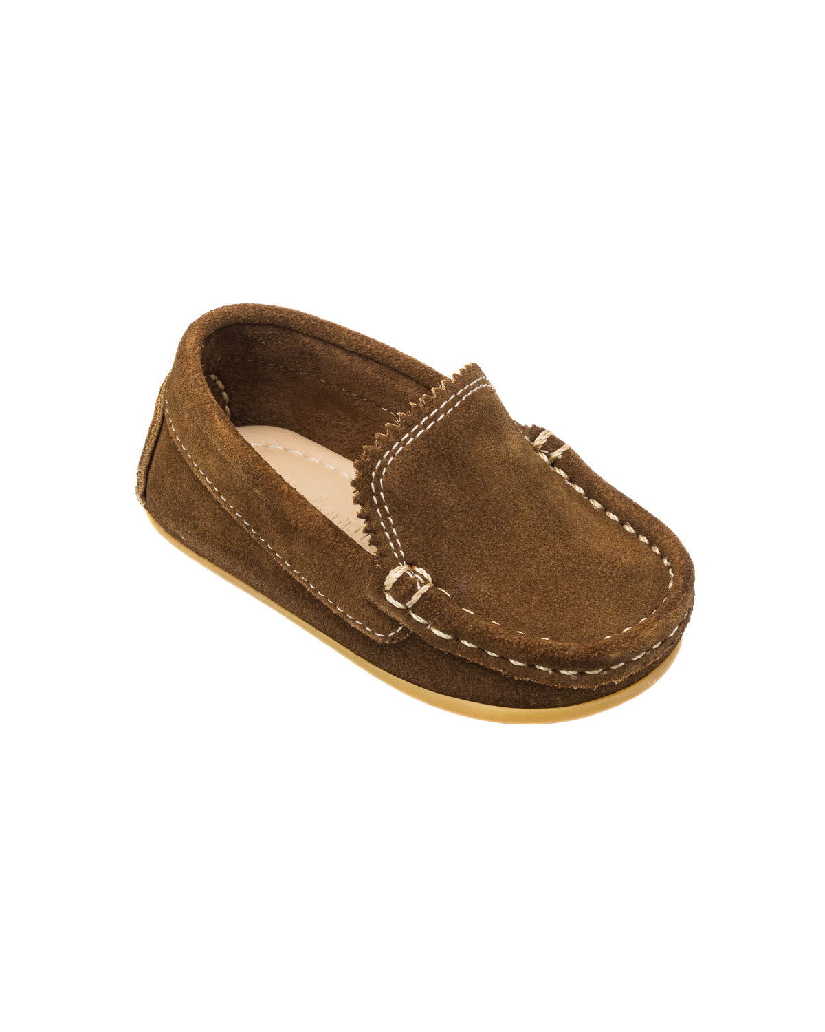 Antton Driver Moc Toddlers Suede Chestnut