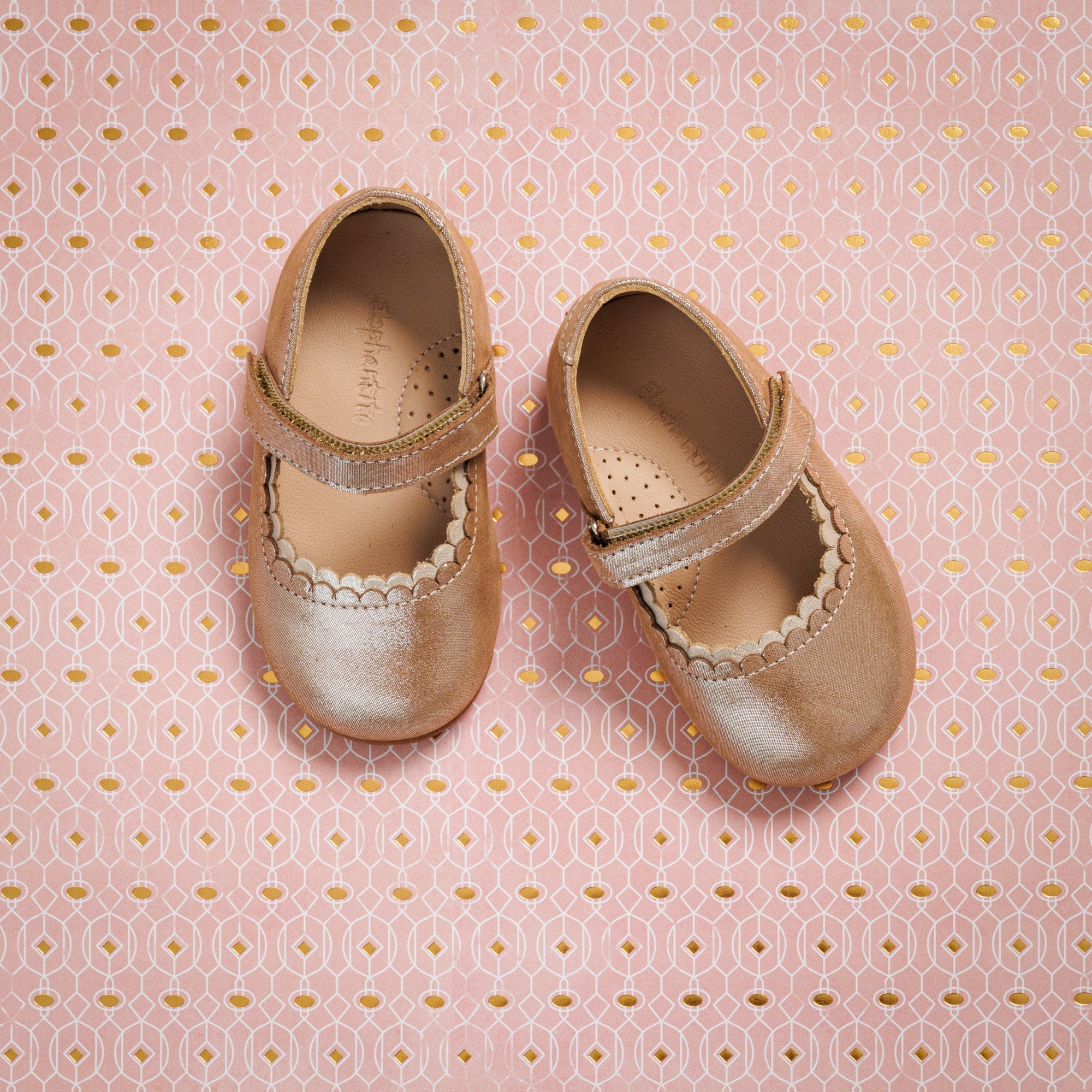 Aria Flat Toddler Blush