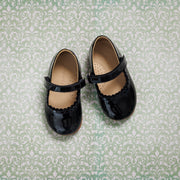 Aria Flat Toddler Patent Black