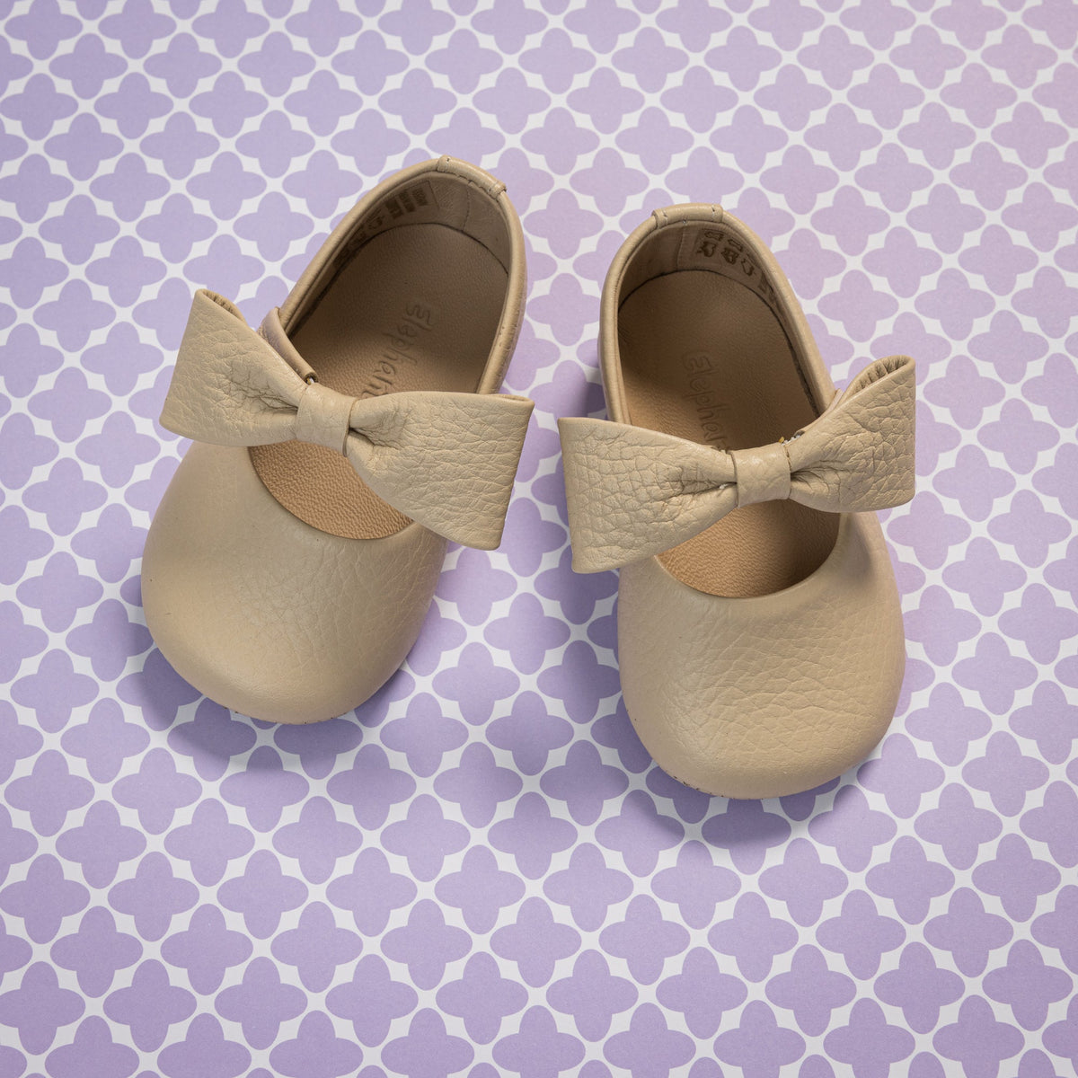Baby Ballerina With Bow Cream