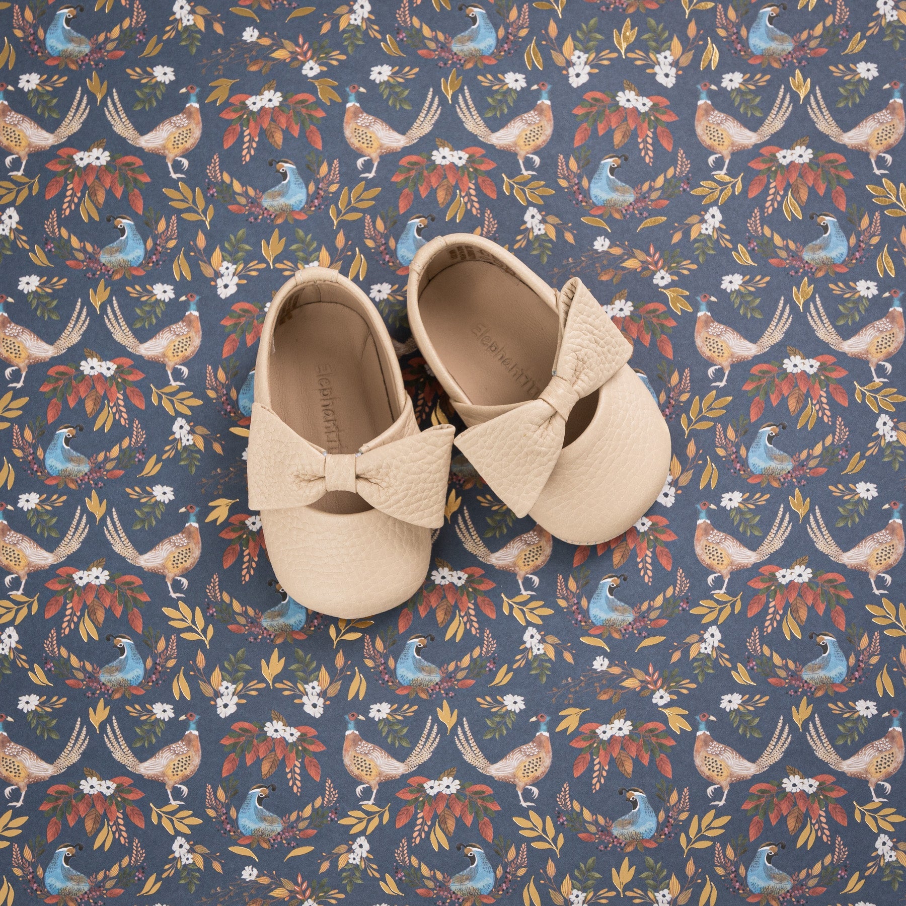 Baby Ballerina With Bow Cream