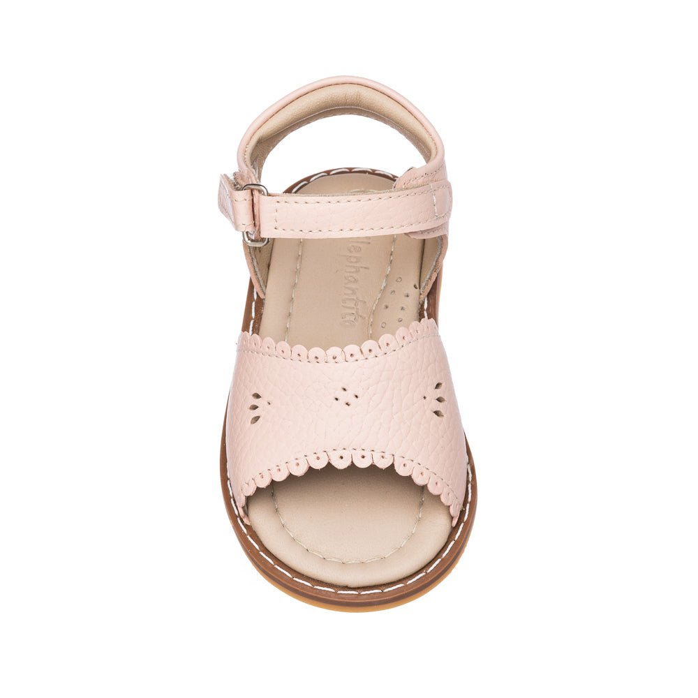 Classic Sandal With Scallop Toddlers Pink