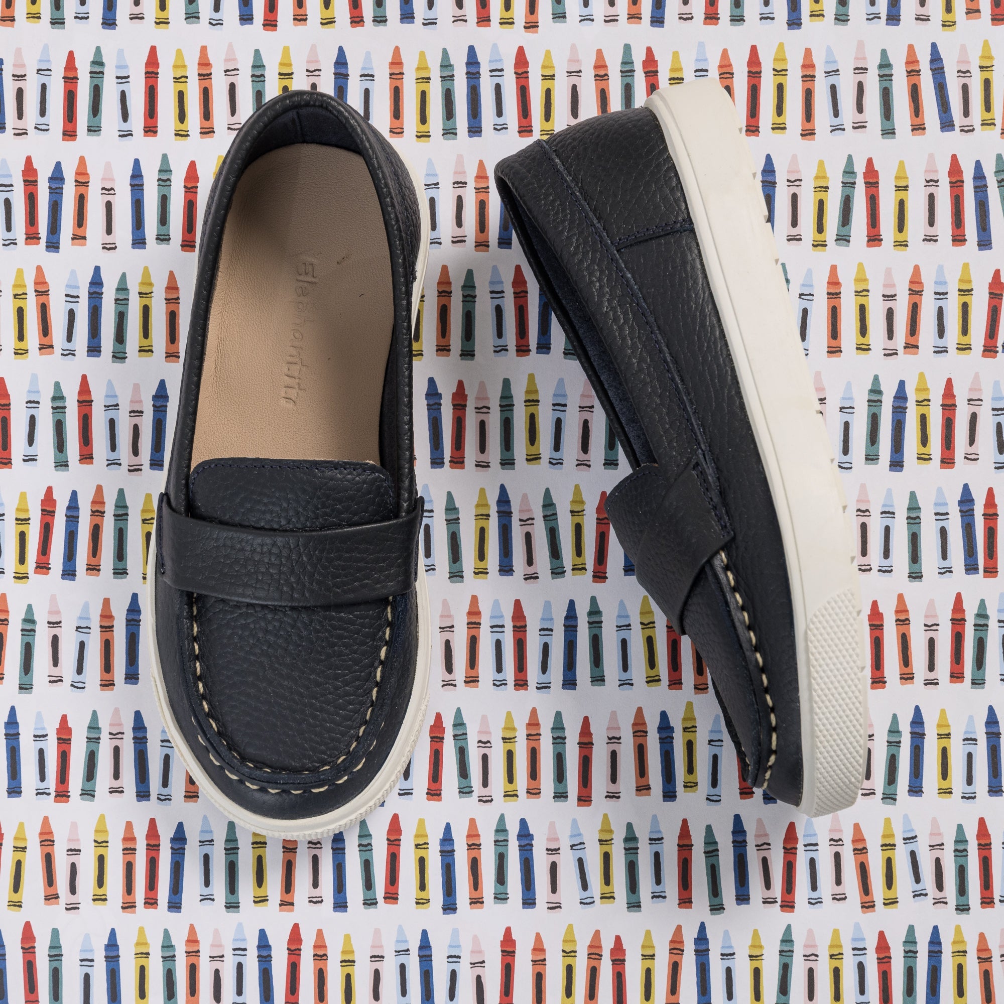 Classic Slip-on Textured Blue