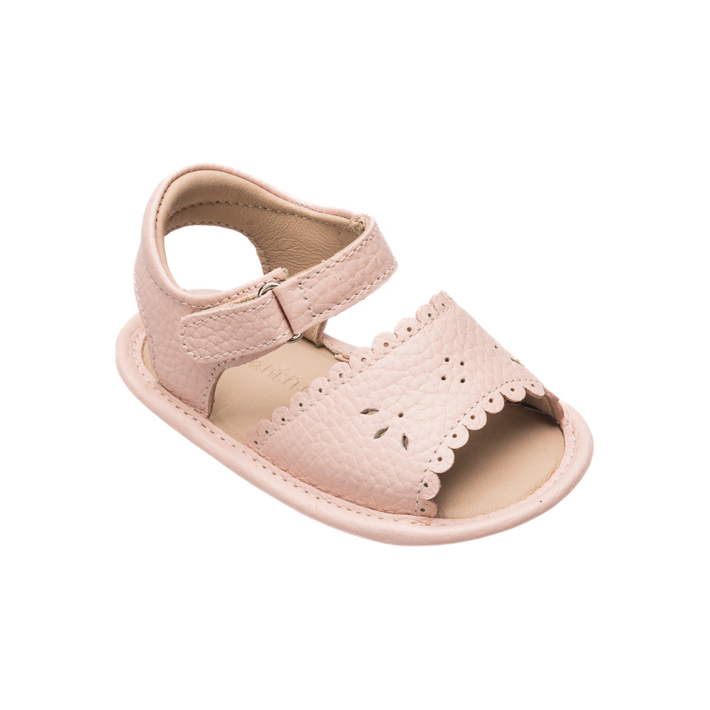 Sandal W/scallop Pink