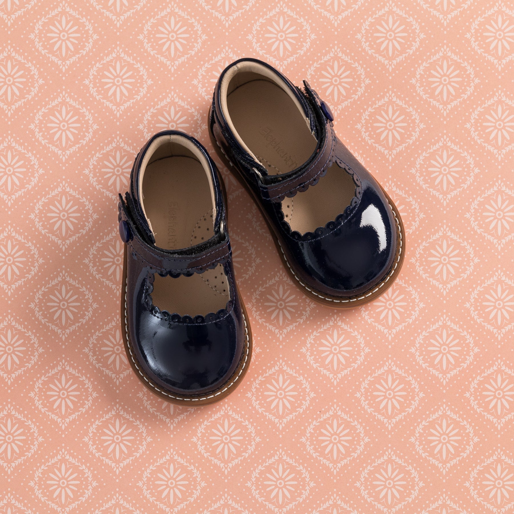 Toddler Mary Jane | Navy Blue Patent Leather