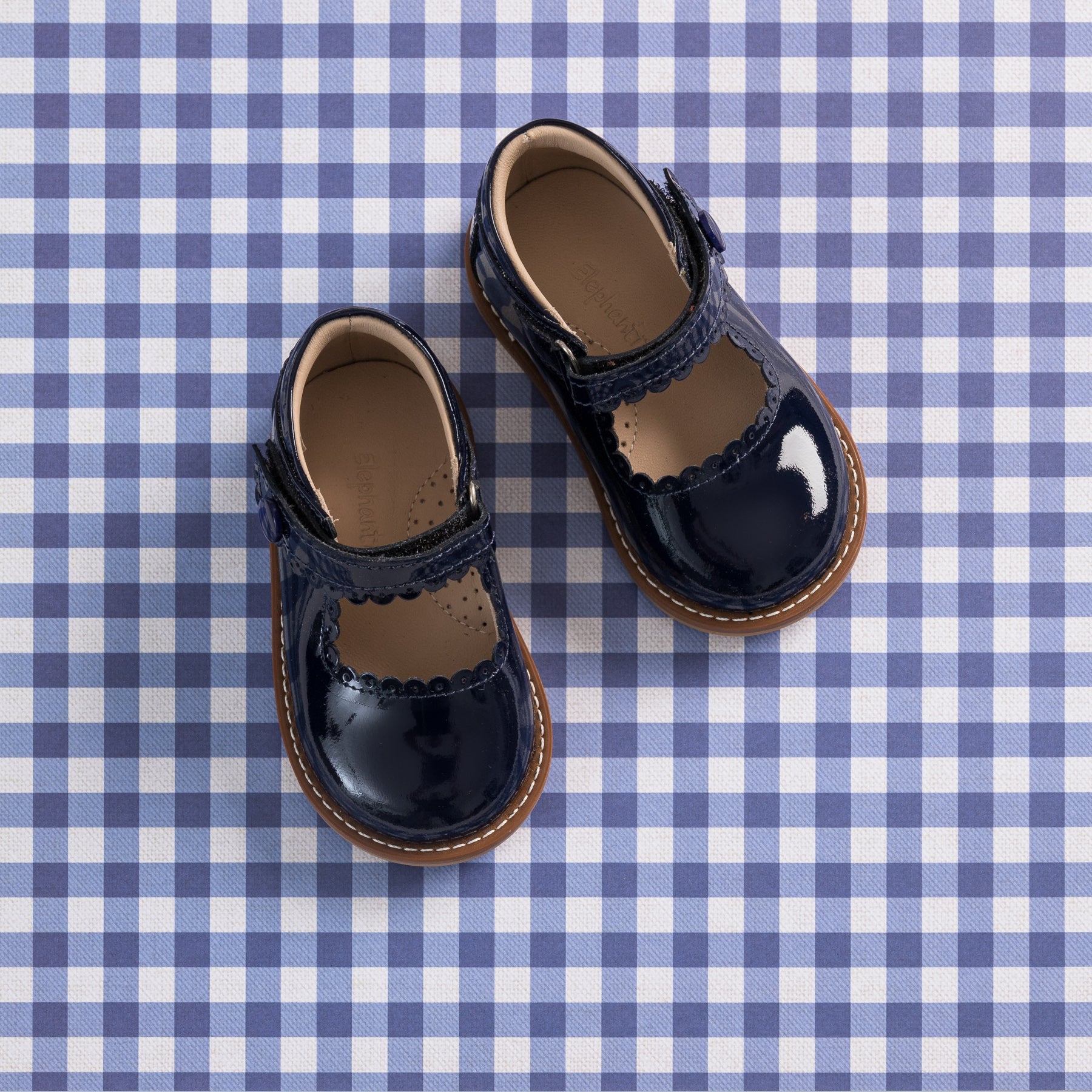 Toddler Mary Jane | Navy Blue Patent Leather