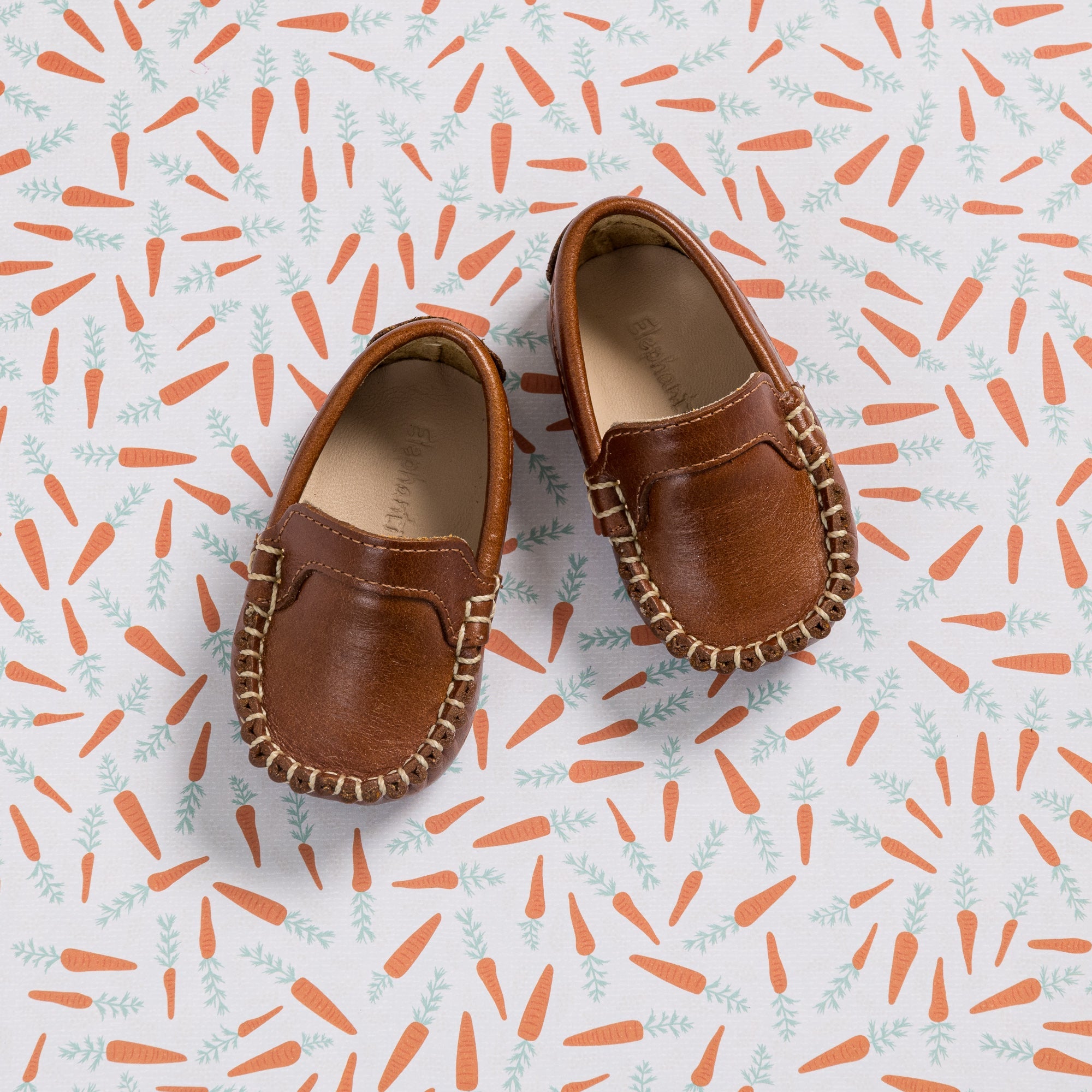 Moccasin For Baby Natural Brown