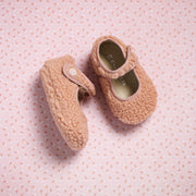 Shearling Baby Mary Jane Pink
