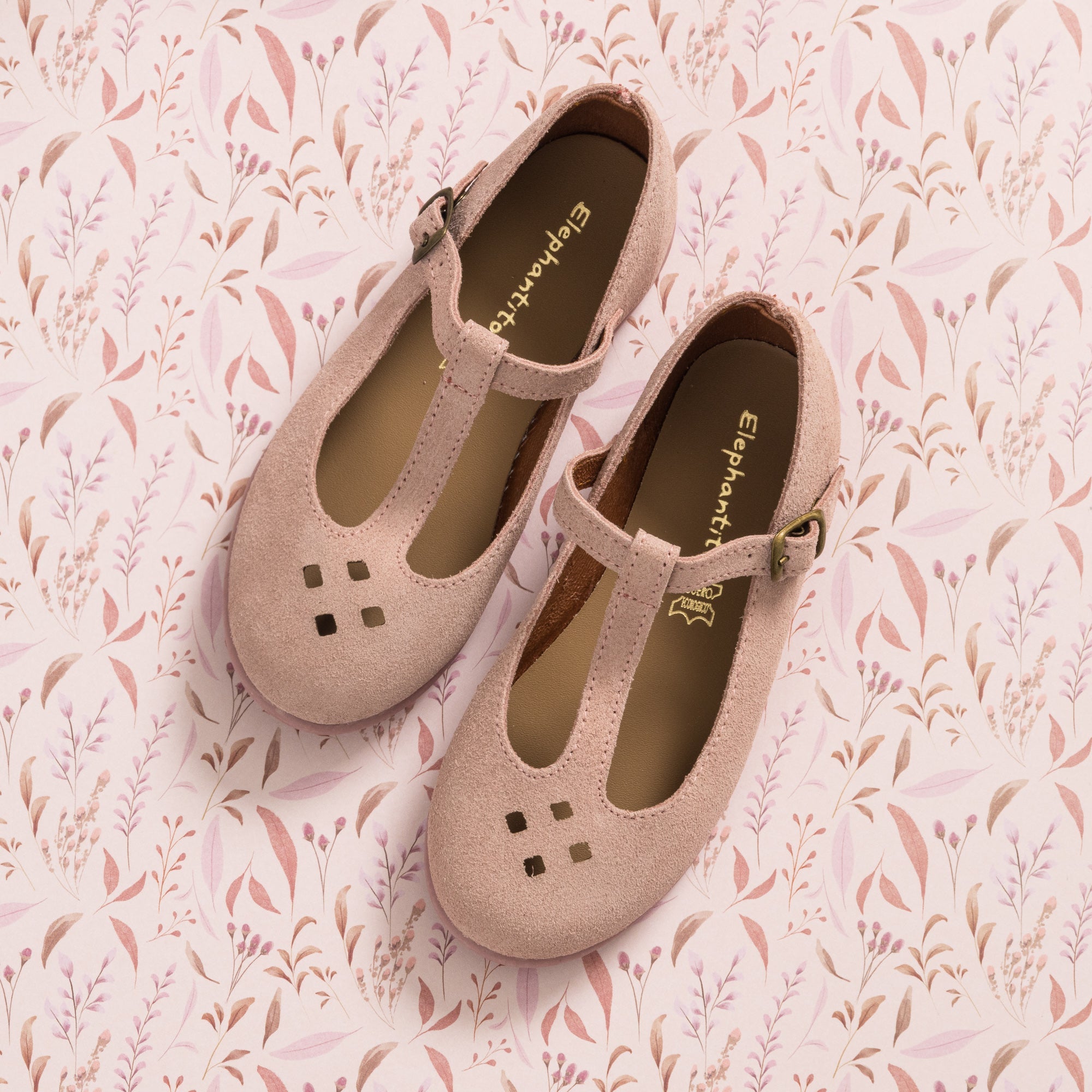Suede Tbar Rose