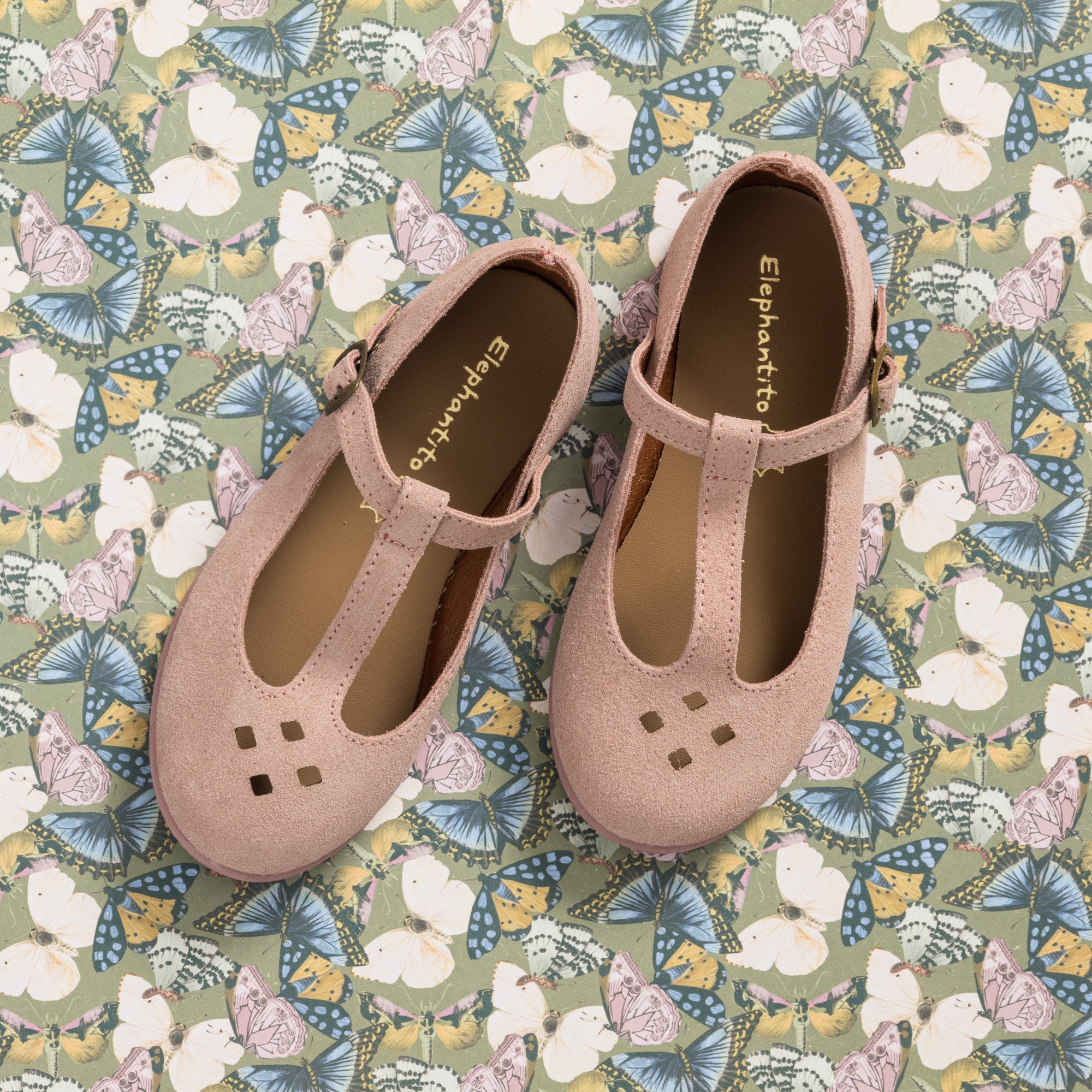 Suede Tbar Rose