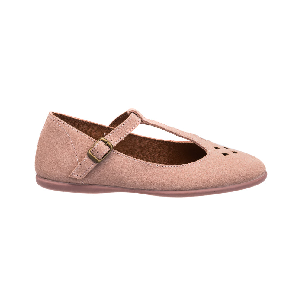 Suede Tbar Rose