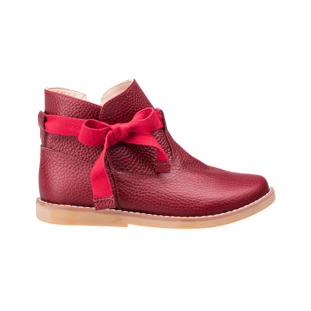 Sunny Bootie With Bow Red
