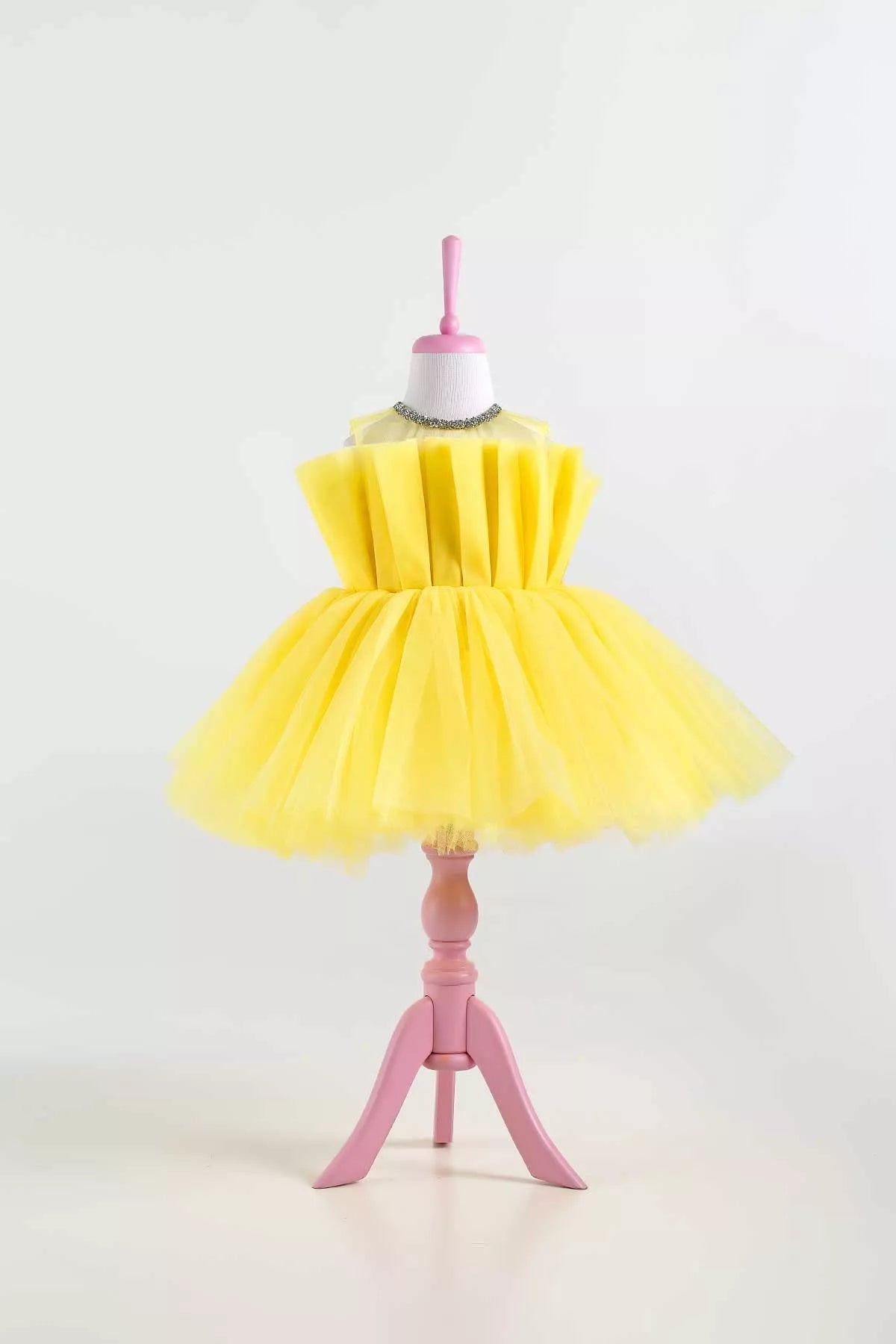 Eliza Yellow Party Dress