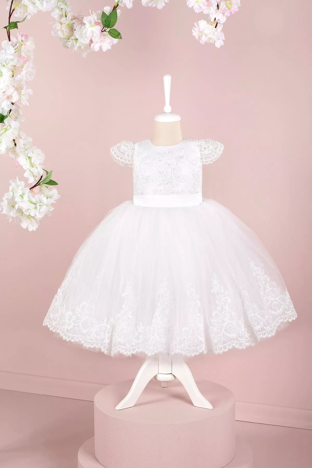 Ella White Baptism Dress