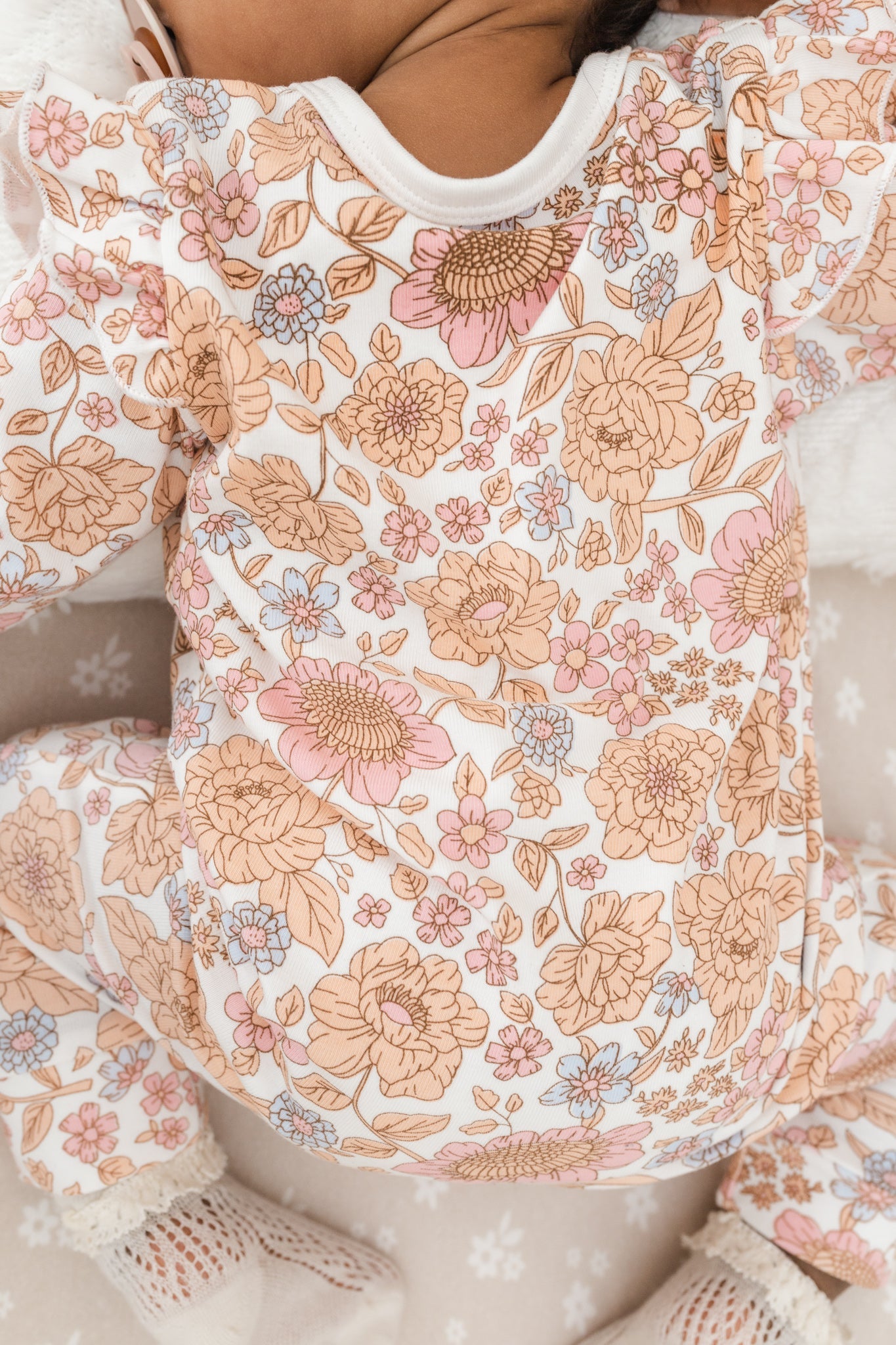 Luna + Luca Floral Jumpsuit + Bow