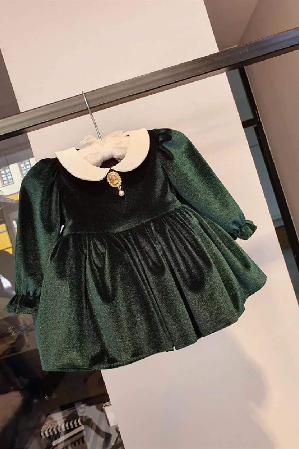 Elsa Green Baby Dress