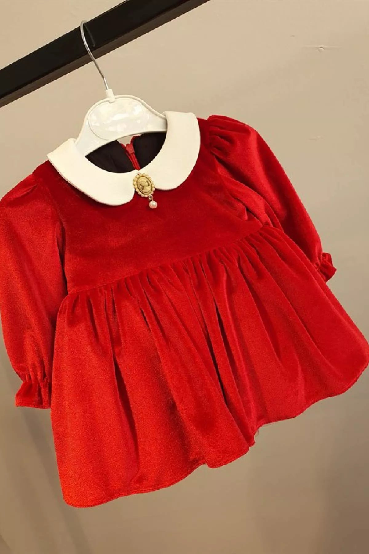 Elsa Red Baby Dress