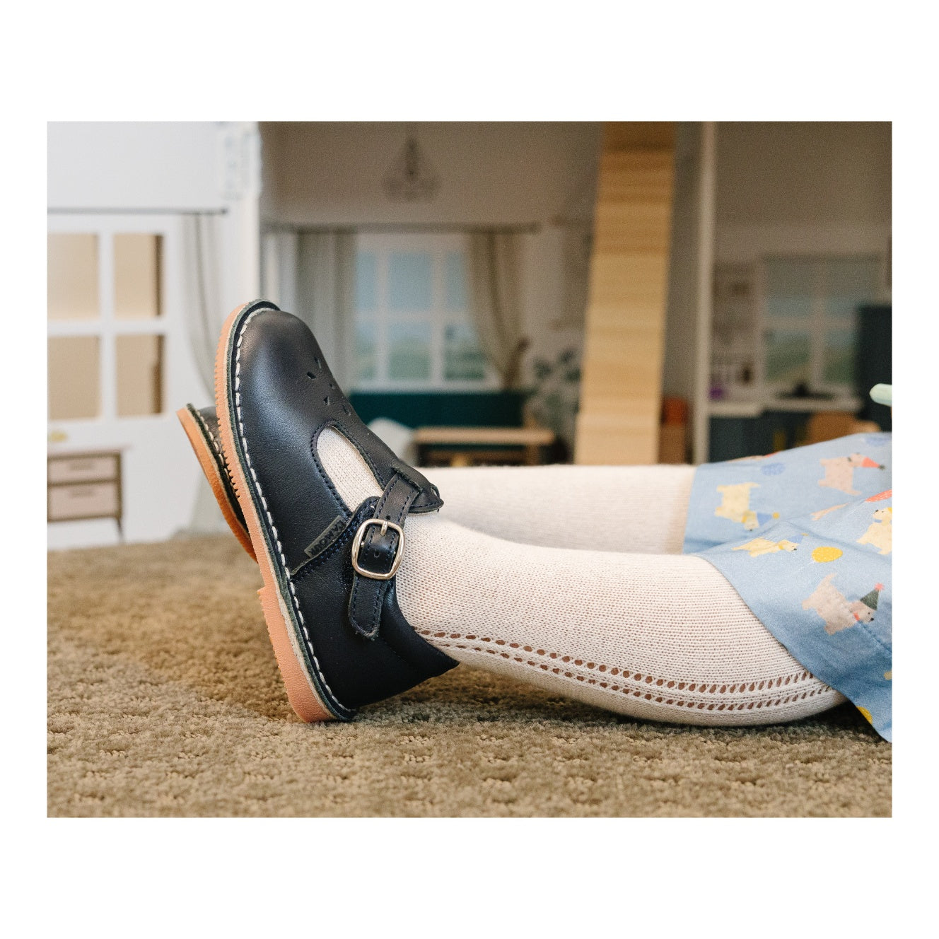Joy Classic Leather T-strap Mary Jane