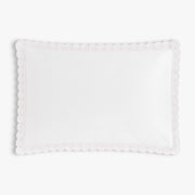 Embroidered Hearts Toddler Pillow - Pink