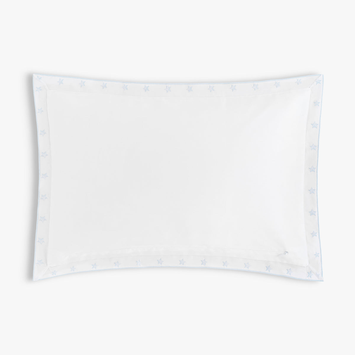 Embroidered Stars Toddler Pillow - Blue