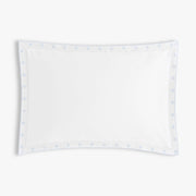 Embroidered Stars Toddler Pillow - Blue