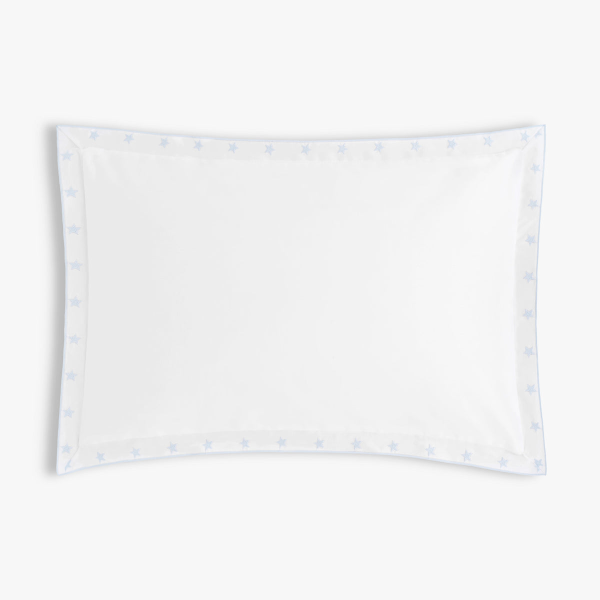 Embroidered Stars Toddler Pillow - Blue