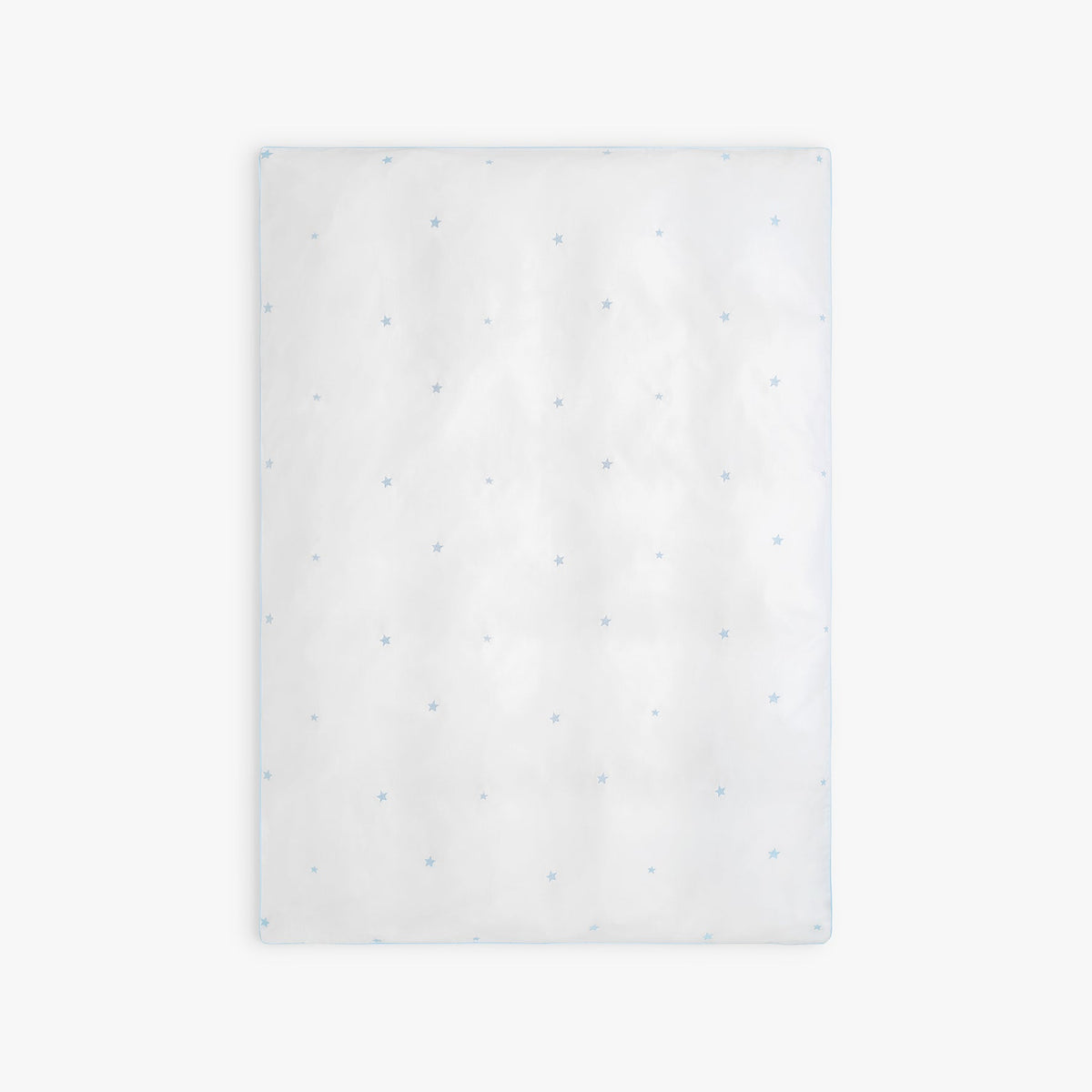 Embroidered Stars Toddler Duvet - Blue
