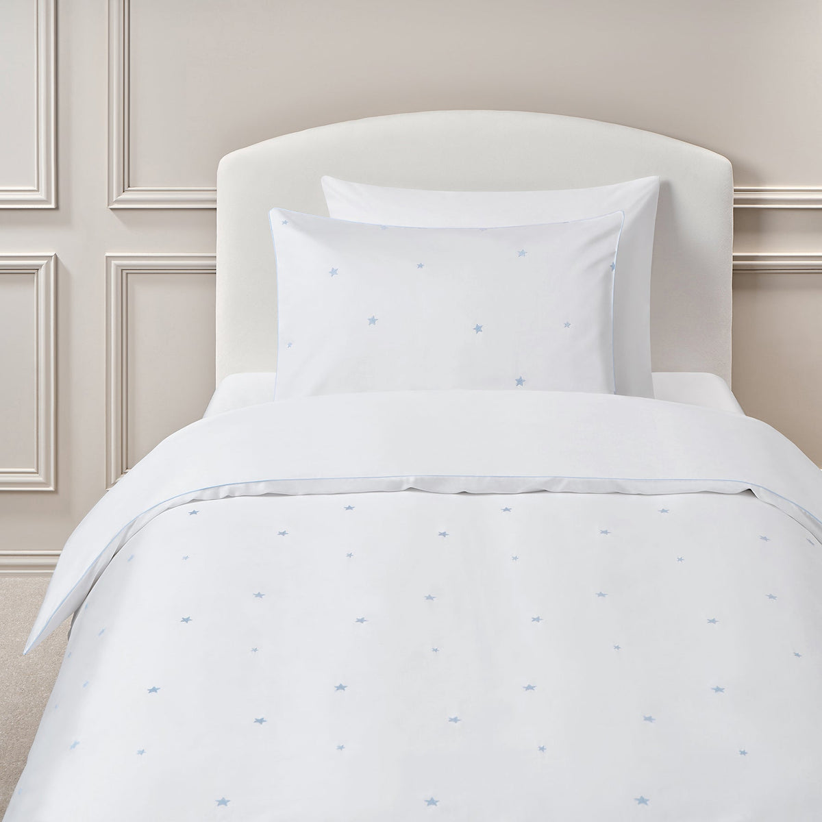 Embroidered Stars Twin Set - Blue