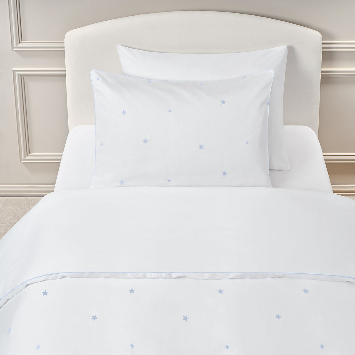 Embroidered Stars Twin Set - Blue