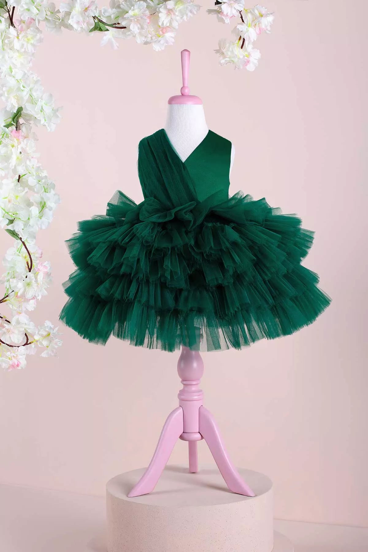 Emily Green Party Dress