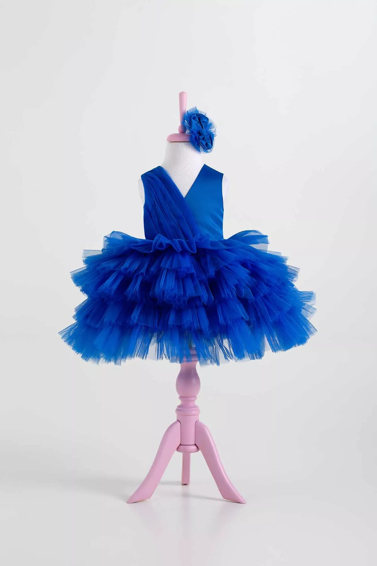 Emily Sax Blue Party Dress