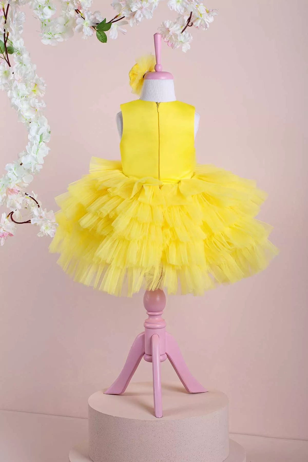 Emily Yellow Party Dress