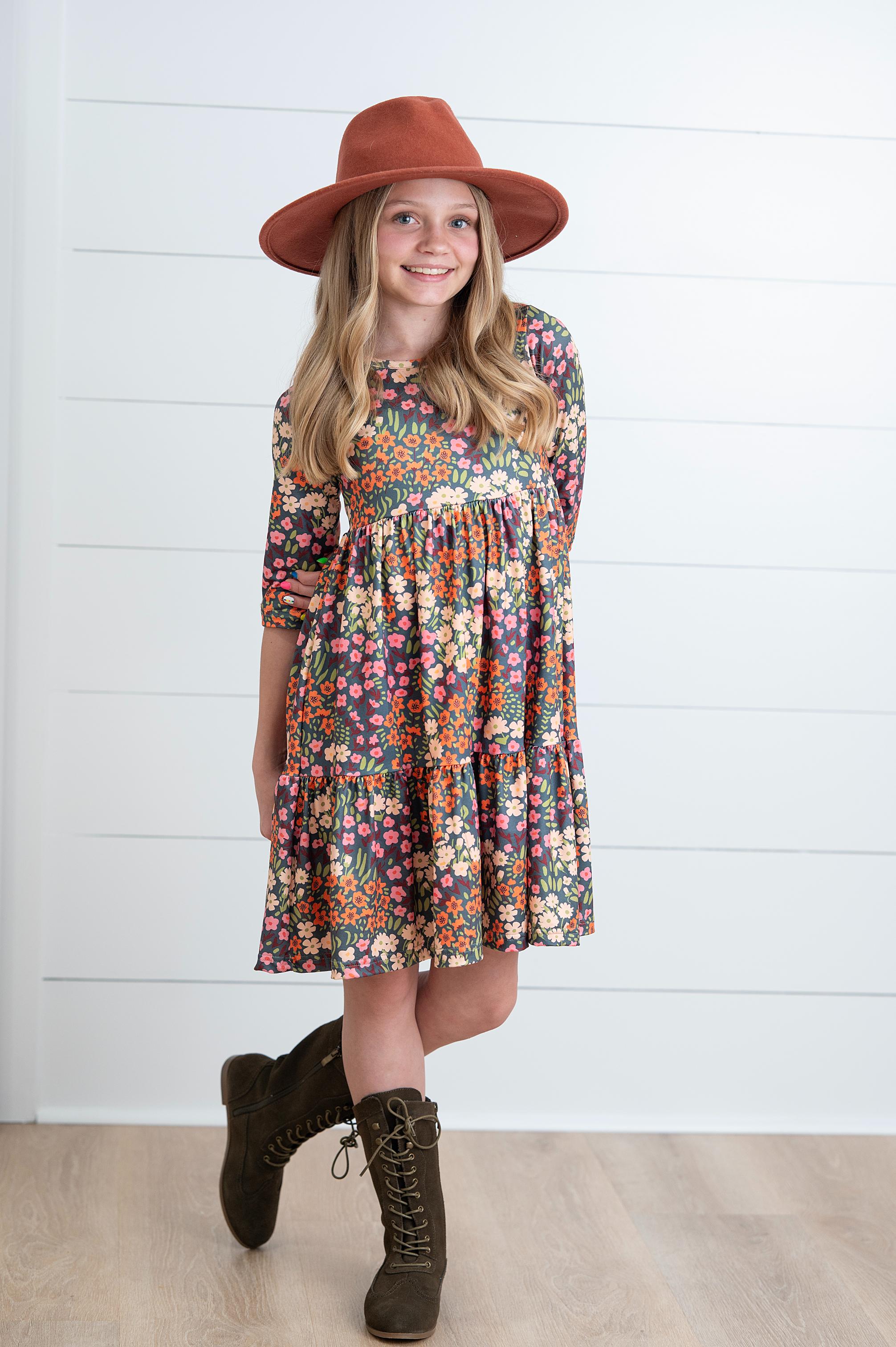 Emma Flower Fields Dress