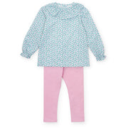Emma Set Girls' Legging Set Holly Holiday