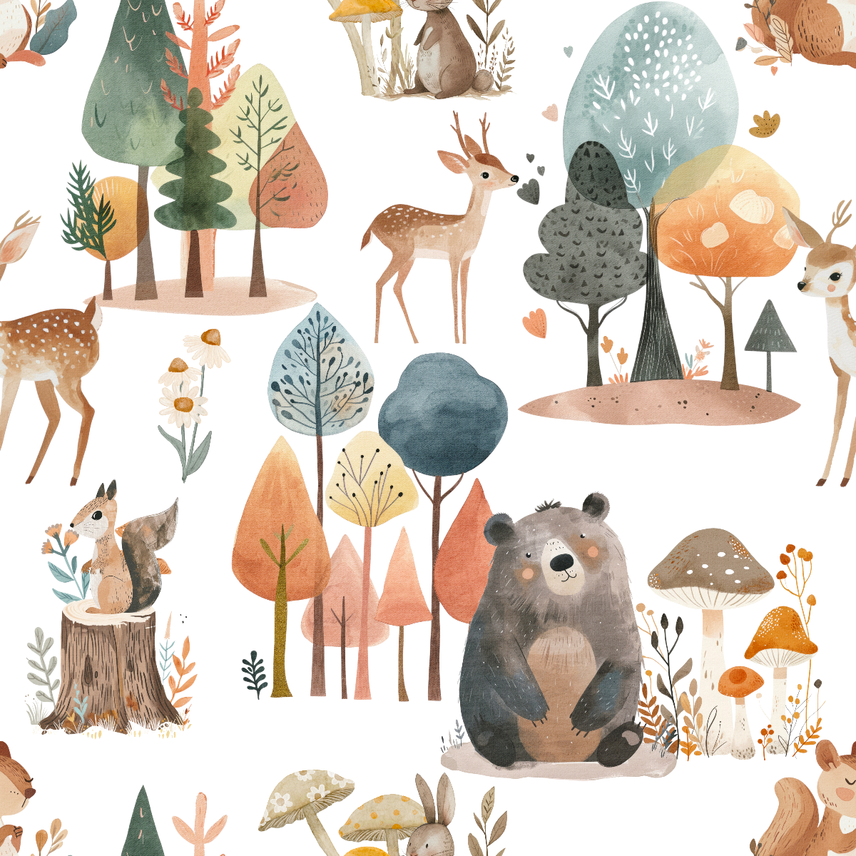 Baby & Toddler Minky Blanket -enchanted Forest